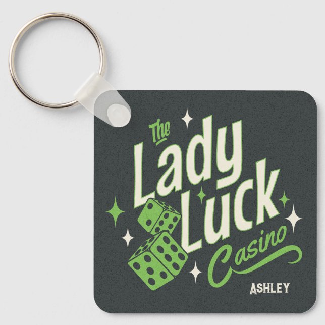 Llavero Personalizado El Casino Lady Luck (Anverso)