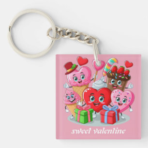 Llavero Personalizado el día de San Valentín de amigos de 