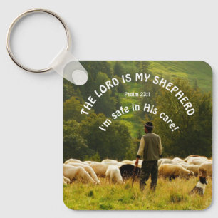 Llavero Personalizado El Señor es mi Anillo de Llave de Pa