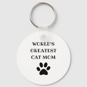 Llavero Personalizado el texto más grande de la mamá gata