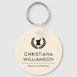 Llavero Personalizado Elegante Farmacia Farmacéutica Perso
