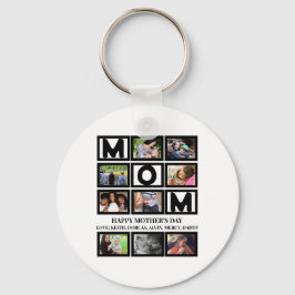 Llavero Personalizado elegante Feliz Día de la Madre 9 Col