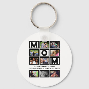 Llavero Personalizado elegante Feliz Día de la Madre 9 Col