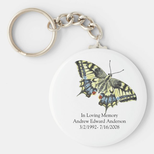 Llavero Personalizado En El Memorial De La Mariposa De Mem (Frente)