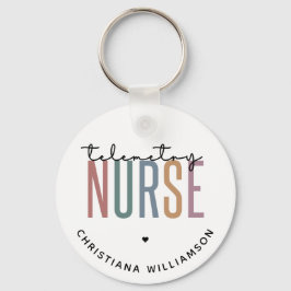 Llavero Personalizado Enfermero de telemetría Regalos de E