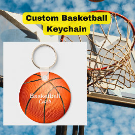 Llavero Personalizado entrenador de baloncesto Keepsake