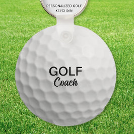 Llavero Personalizado entrenador de golf Keepsake