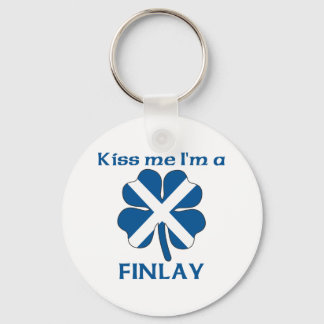 Llavero Personalizado escocés besarme soy Finlay