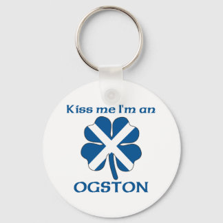 Llavero Personalizado escocés besarme soy Ogston