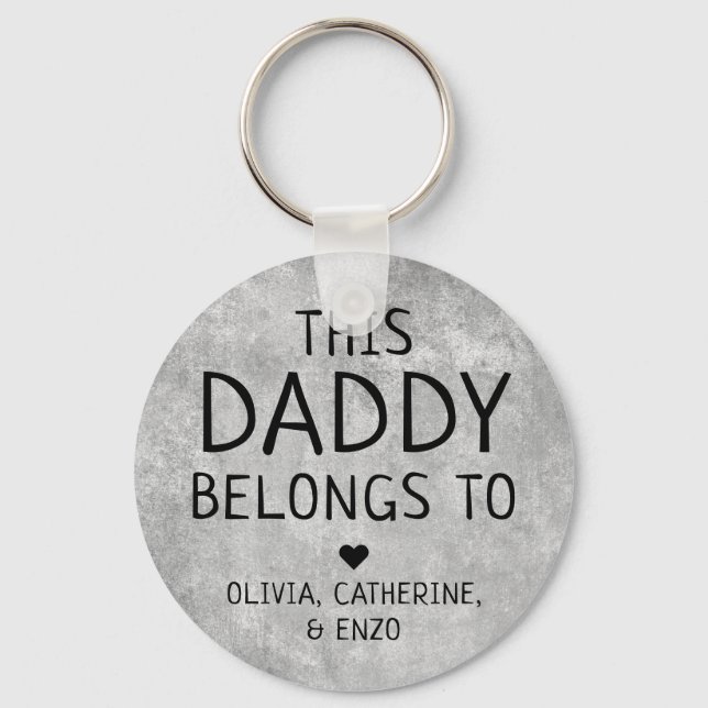 Llavero Personalizado, este papá pertenece al día del padr (Anverso)
