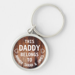 Llavero Personalizado Este Papá Pertenece Al Día Del Padre