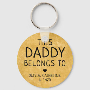 Llavero Personalizado Este Papá Pertenece Al Oro Del Día D