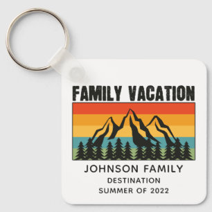 Llavero Personalizado Familia Vacaciones Montañas Senderis