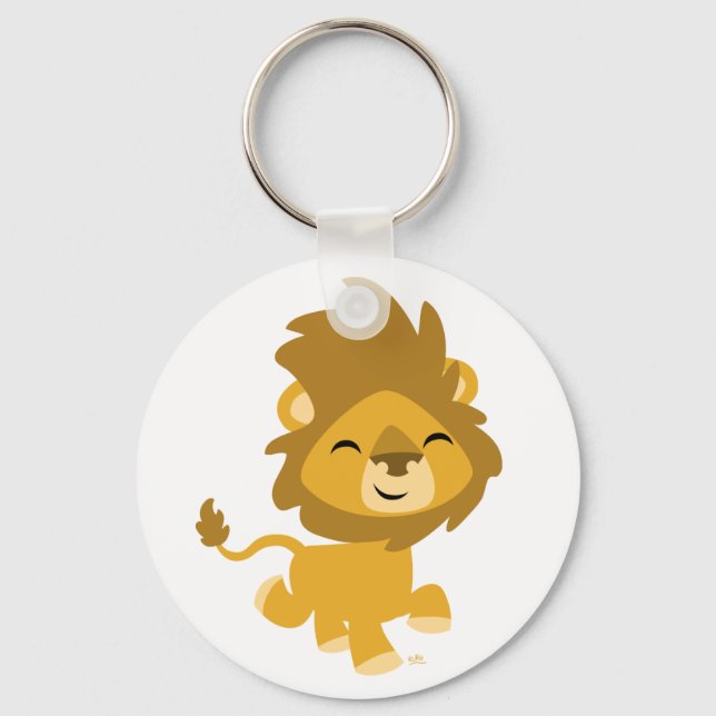 Llavero Personalizado feliz Lion keychain (Anverso)