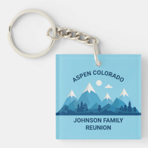 Llavero Personalizado Fiesta de Reunión de la Familia de I