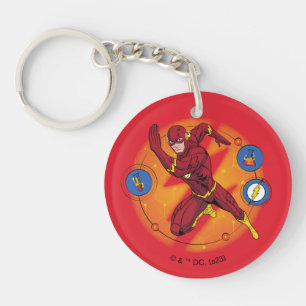Llavero Personalizado Flash Laboratory Running Graphic
