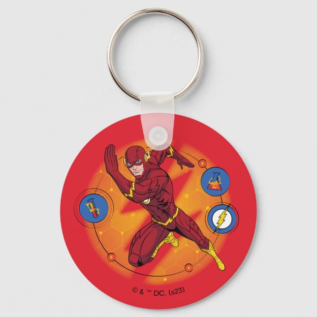 Llavero Personalizado Flash Laboratory Running Graphic (Anverso)