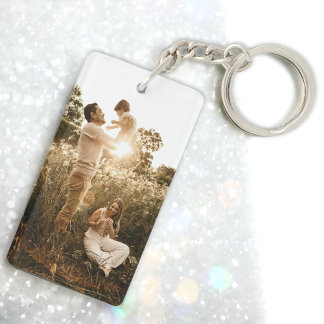 Llavero Personalizado Foto Doble Lado Una Clásica Acrílica