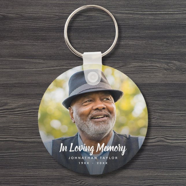 Llavero Personalizado Foto Homenaje conmemorativo personal (Custom Photo Memorial Keychain)