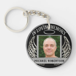 Llavero Personalizado Foto Memorial Metálica