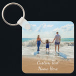 Llavero Personalizado Foto Nombre de texto Keychain Fotos<br><div class="desc">Foto y texto personalizado - Único su propio diseño - Familia personalizada / Amigos o regalo personal - Añadir su texto y foto - Redimensionar y mover elementos con la herramienta Personalización ! Elija fuente / tamaño / color! Buena suerte - Estar contentos :)</div>