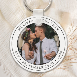 Llavero Personalizado Foto Nueva Pareja Nombre Boda Fecha
