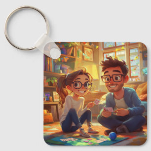 Llavero Personalizado Foto y año Boda parejas de aniversar