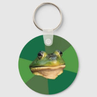 Personalizado Foul Bachelor Frog Keychain