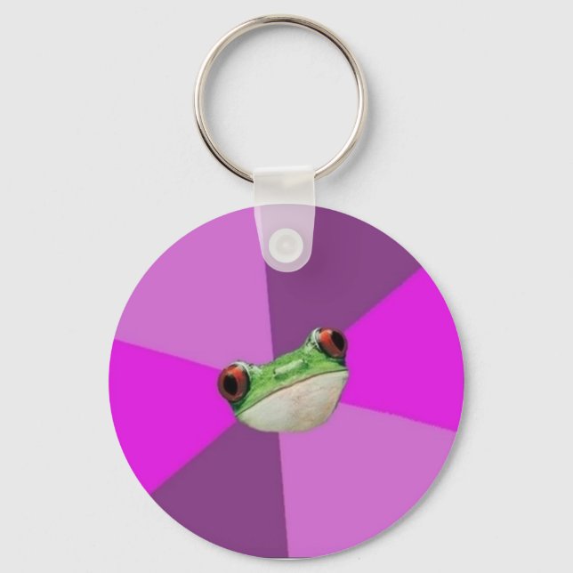 Llavero Personalizado Foul Bachelorette Frog Keychain (Anverso)