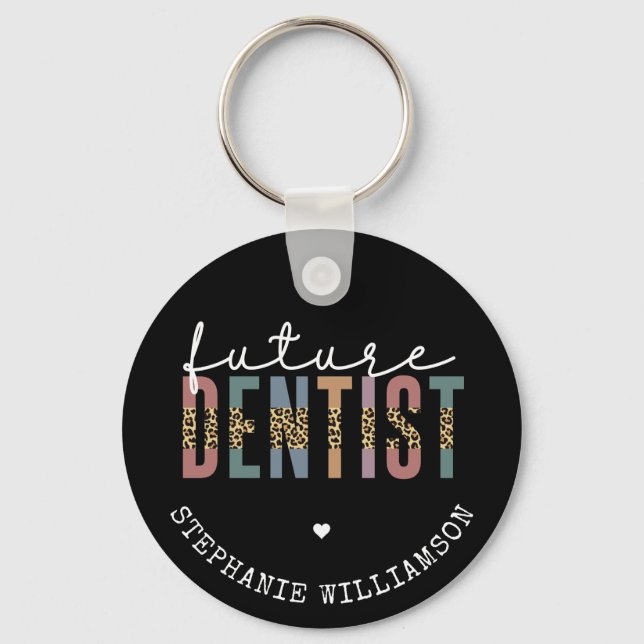 Llavero Personalizado Futuro Dentista Dental Student Regal (Anverso)