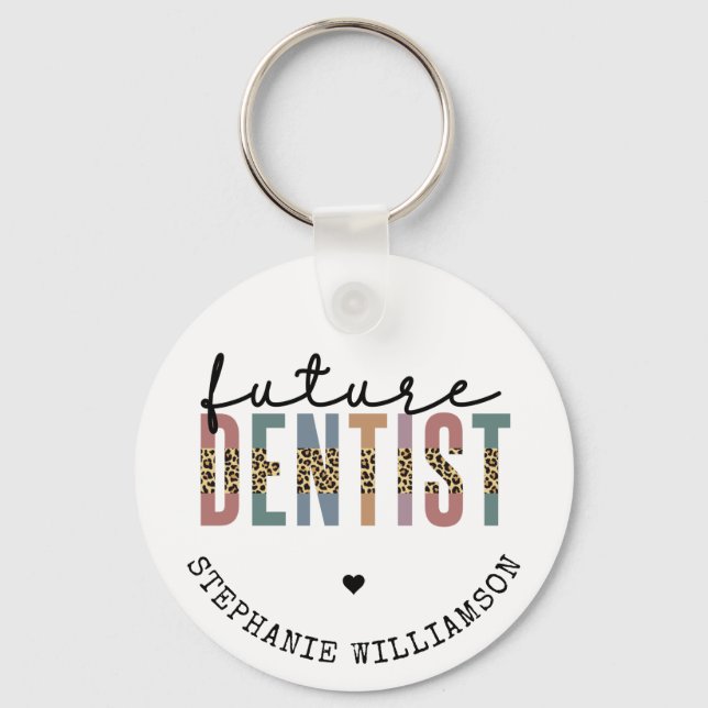 Llavero Personalizado Futuro Dentista Dental Student Regal (Anverso)