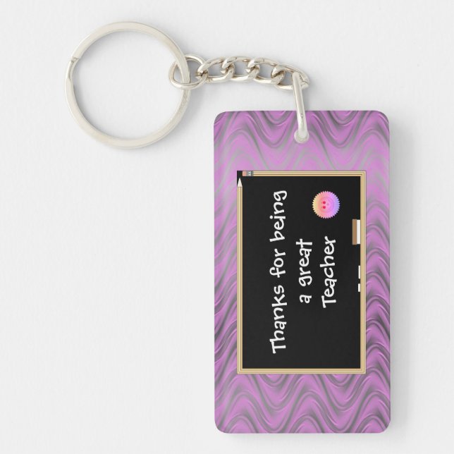 Llavero Personalizado gracias al profesor (Frente)