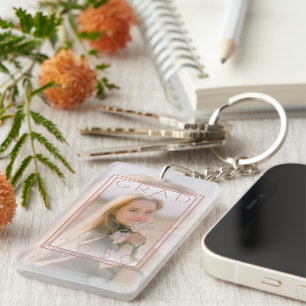Llavero Personalizado Graduado Foto Keepsake