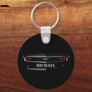 Llavero Personalizado Guay negro Chevy Camaro Tu nombre