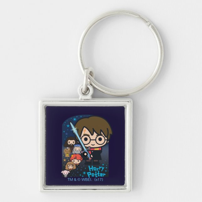 Llavero Personalizado Harry Potter Cámara de Secretos Gráf (Frente)