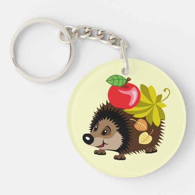 Llavero personalizado hedgehog (Frente)