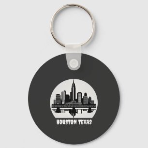 Llavero Personalizado Houston Skyline