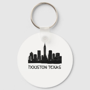 Llavero Personalizado Houston Texas Skyline