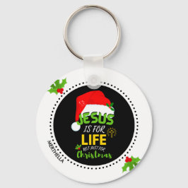 Llavero Personalizado JESUS ES POR LA VIDA, no solamente p