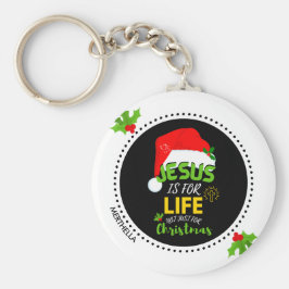 Llavero Personalizado JESUS ES POR LA VIDA, no solamente p