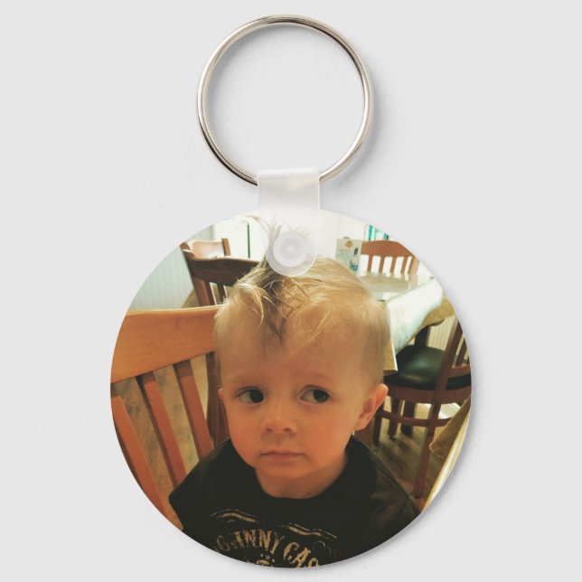 Llavero personalizado keepsake Asher FOTO | (Anverso)