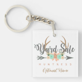 Llavero PERSONALIZADO Keychain de BOHO Yard Sale Deer Antl