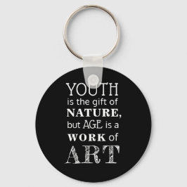 Llavero Personalizado "La juventud es el don de la natural