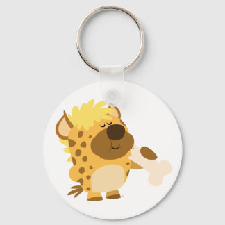 Llavero Personalizado lindo encontró a Hyena aplastando un