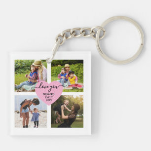 Llavero Personalizado lindo foto ama a tu mamá