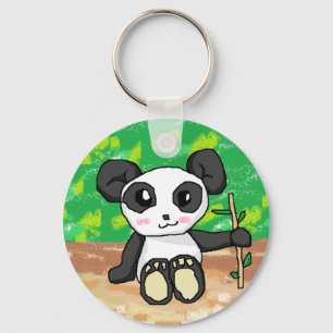 Llavero personalizado lindo panda