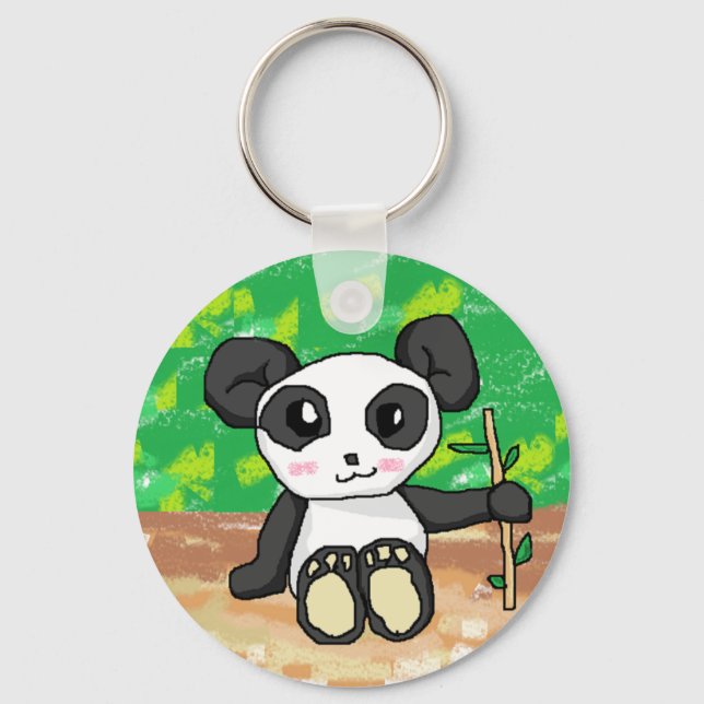 Llavero personalizado lindo panda (Anverso)