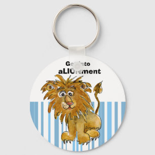 Llavero Personalizado Lion entra en la cadena de claves de