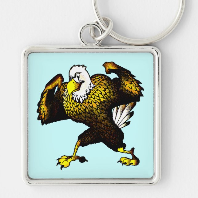 Llavero Personalizado luchando contra el águila (Frente)