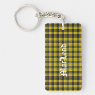 Llavero Personalizado MacLeod Vestido Tartan Plaid Key Cha